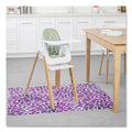 deflecto FashionMat Chair Mat, Rectangular, 35 x 40, Rain
