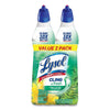 LYSOL Cling and Fresh Toilet Bowl Cleaner, Forest Rain Scent, 24 oz, 2/Pack