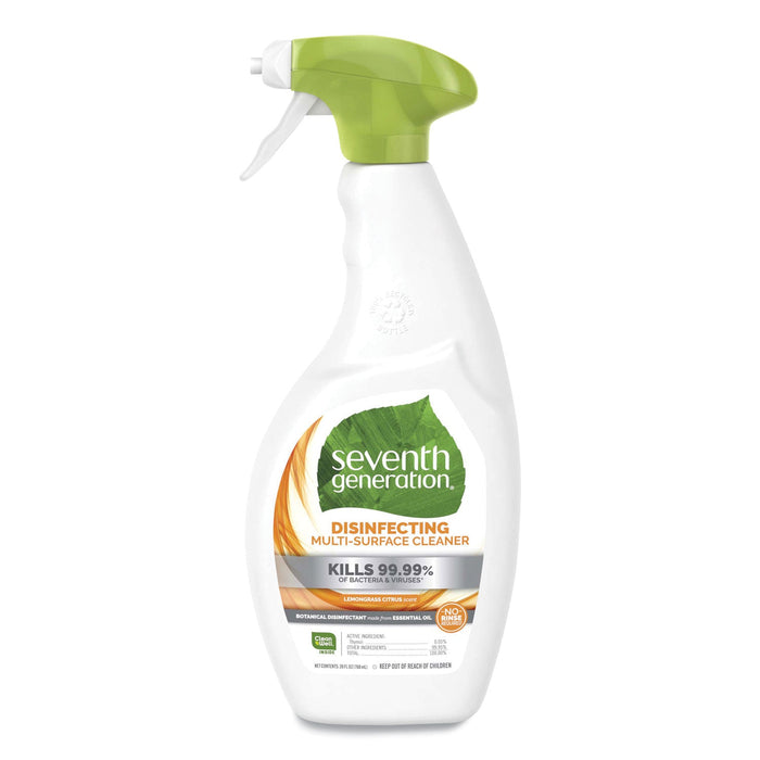 Seventh Generation Botanical Disinfecting Multi-Surface Cleaner, 26 oz Spray Bottle