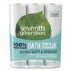Seventh Generation 100% Recycled Bathroom Tissue, Septic Safe, 2-Ply, White, 240 Sheets/Roll, 24/Pack