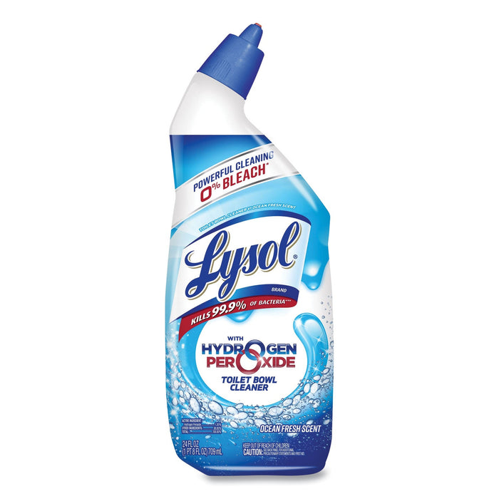 LYSOL Toilet Bowl Cleaner with Hydrogen Peroxide, Ocean Fresh Scent, 24 oz