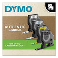 DYMO D1 Flexible Nylon Label Maker Tape, 0.5" x 11.5 ft, Black on White