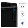 Fellowes HEPA and Carbon Filtration Air Purifiers, 200 to 400 sq ft Room Capacity, Black