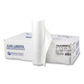 Inteplast Group High-Density Commercial Can Liners Value Pack, 60 gal, 12 microns, 38" x 58", Clear, 200/Carton