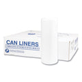 Inteplast Group High-Density Commercial Can Liners Value Pack, 60 gal, 12 microns, 38" x 58", Clear, 200/Carton