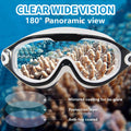 DCRWVCTON Adult Swim Goggles 2 Pack Anti-Fog Leak-Proof Clear with Ear Plugs by Deal US