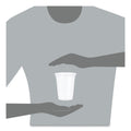 Dart Ultra Clear PET Cups, 12 oz to 14 oz, Practical Fill, 50/Bag, 20 Bags/Carton