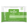 Simple Eye And Skin Care, Facial Wipes, 25/Pack, 6 Packs/Carton
