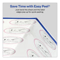 Avery Round Print-to-the Edge Labels with Sure Feed and Easy Peel, 2" dia, Glossy Clear, 120/PK
