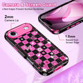 Air Case 6.5 Inch 2025,Marble Pattern 3 In 1 Heavy Duty Shockproof Full Body Rug