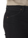 Wrangler Men's Cowboy Cut Slim Fit Boot Cut Jean Black Size 35W x 34L by Deal US
