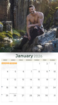Just Calendars Men in Kilts 2026 Deluxe Wall Calendar 12x13.3 Large by Deal US