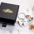 GiftoBi Capybara Animal Keychain Stainless Steel 3x3cm Silver B Unisex by Deal US