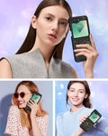 Cute Sun Moon Stars Case for Samsung Galaxy Z Flip 6 with Slide Camera Cover by Merch Section