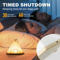 NPJGKY Portable Hanging Tent Night Light Desk Lamp Touch Dimmable Timer White by Deal US