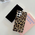 Galaxy S22 Ultra Case 5G 6.8-inch, Phone Case S22 Ultra, Soft Sparkly Leopard Pr