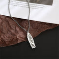 Skateboard Necklace for Men Women Trendy Personalized 3D Stainless Steel Charm P
