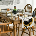 Artoid Mode Halloween Table Runner Black Cat Pumpkins Moon 13x72 Inch Beige by Deal US