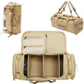 CONTAIL 48L Military Tactical Molle Duffle Bag Detachable Straps Earth Yellow by Deal US