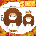 Geyoga Thanksgiving Turkey Hat Adjustable Pet Costume Medium Size by Deal US