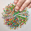 Namrec Christmas Nail Stickers 5D Embossed Santa Snowflake Colorful 2 Sheets by Deal US