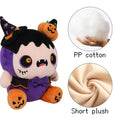 CAIYUEGG Halloween Monster Plush Purple Demon Witch Pumpkin 10 inch by Deal US
