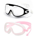 DCRWVCTON Adult Swim Goggles 2 Pack Anti-Fog Leak-Proof Clear with Ear Plugs by Deal US