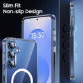 for Samsung Galaxy S26 Case Clear,Magnetic S26 Case with Screen Protector X2 [Co