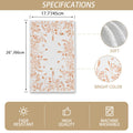 Rvsticty Fall Kitchen Towels Set 2, Floral Orange 18x26'' Thanksgiving Harvest by Deal US