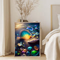 GEEHEIY 5D Seashell Diamond Art Kit for Adults, 12x16 Inch, Art Deco Style by Deal US