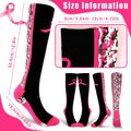YLOLUL Breast Cancer Awareness Socks Black Camouflage Polyester Womens Size L by Deal US