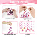 Romart Princess 4th Birthday Party Decorations 2 Banners 8 Swirls Pink Lavender by Deal US