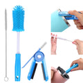 XANGNIER 3 Pack Stainless Steel Bottle Cleaner Brush Kit for Baby Bottles by Deal US