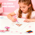 Kingci Fabric Flower Bouquets DIY Kit 117PCS Pink Creative Craft Set by Deal US