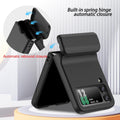 Universal Case for Samsung Galaxy Z Flip 3 & Z Flip 4 with Hinge Protection Black by Merch Section