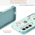 for Samsung Galaxy A35/A55 5G Case: Cute Flowers Floral Design for Girls Women S