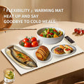 CLYORA Electric Warming Tray 23x15in Food Grade Silicone 5 Temp Auto Shut-Off by Deal US
