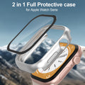 YIJDACASE Apple Watch SE/SE2/SE3 Series 4-6 44mm Silver Case Cover by Deal US