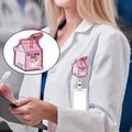CHAONENG Funny Pink Silly Goose Badge Reel Retractable Clip Medical Nurse ID by Deal US