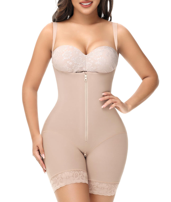 M MYODRESS Shapewear Tummy Control Fajas Body Shaper Stage 2 Tan Size L by Deal US
