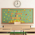 EggSun 112pcs Thanksgiving Fall Bulletin Board Decorations Maple Leaf 14x8in by Deal US