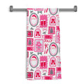 WDSFHYJK Coquette Christmas Santa Kitchen Towels Hot Pink 16x24 Inch by Deal US