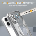 Clear Case For Iphone 14 Pro With Full Camera Lens Protection, Magsafe,Plating S