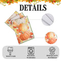 LULUXENIA Thanksgiving Table Runner Maple Leaves Pumpkin Fall Decor 13x72 Inch by Deal US