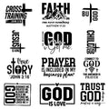 Amazingxy 9Pcs Religious Iron-On Decals DIY Heat Transfer Stickers by Deal US