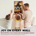 ARTWALLURE Halloween Pumpkin Ghost Vintage Metal Tin Sign 8x12 inch by Deal US