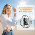 Band for Apple Watch 38mm 40mm 41mm Jelly Crystal Bumper Case Band for Wom