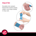 Cramer Eco-Flex Self-Stick Stretch Tape Teal 2"x5yd Single Roll by Deal US