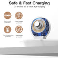 Charger Foldable Magnetic Charging Dock, Wireless Fast Watch Charger