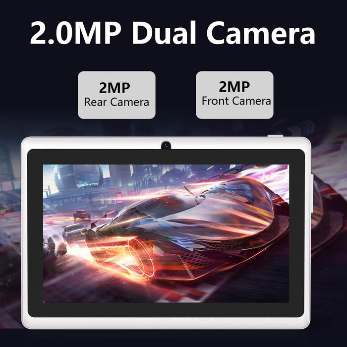 Android Tablet – 7" LCD, 2GB RAM + 4GB Extension, 32GB Storage, Dual Cameras, Wi-Fi, GPS, USB Charging by DailySale